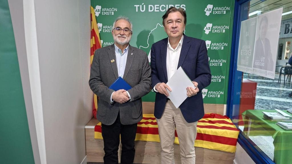 Tomás Guitarte y Javier Hernández este martes