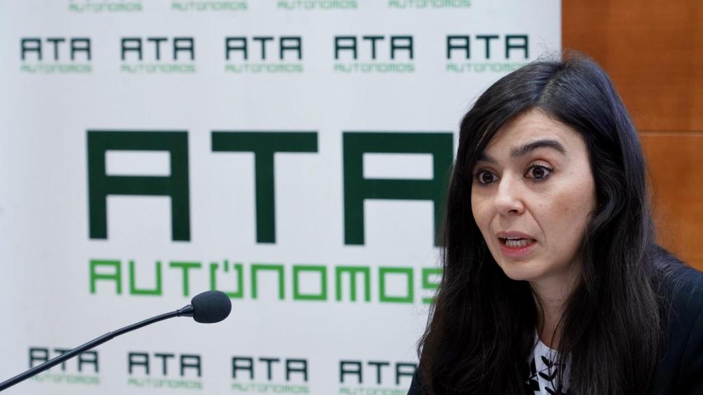La presidenta de ATA Castilla y León, Leticia Mingueza