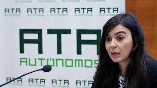 La presidenta de ATA Castilla y León, Leticia Mingueza
