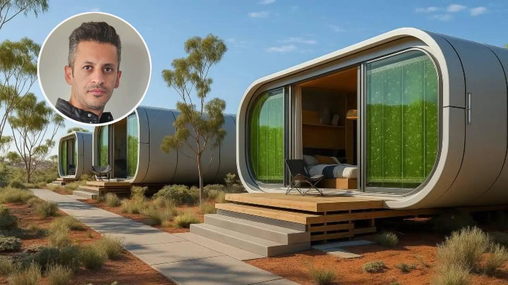 Amin Mirabbasi y su sistema de ventilación por microalgas.