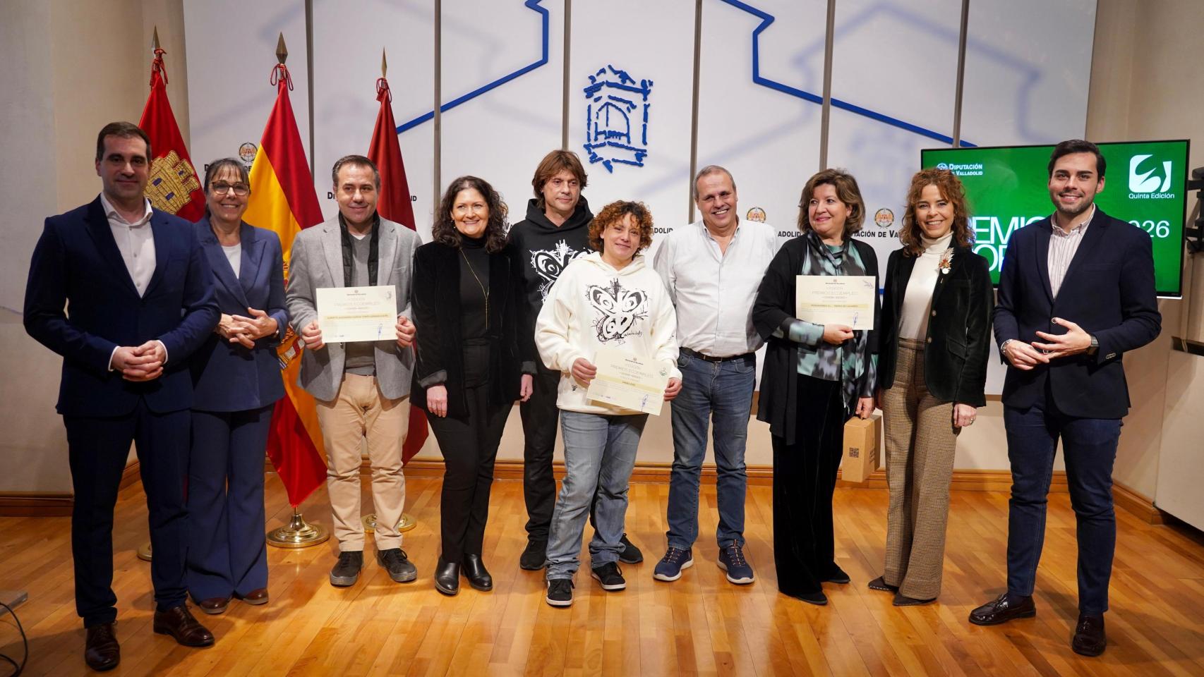 Entrega de los Premios Ecoempleo en la Diputación de Valladolid