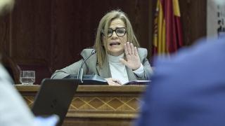 Pilar Bernabé, en el Senado este martes. Jesús Hellín / EP