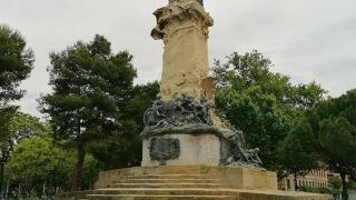 El monumento a Los Sitios, en Zaragoza.