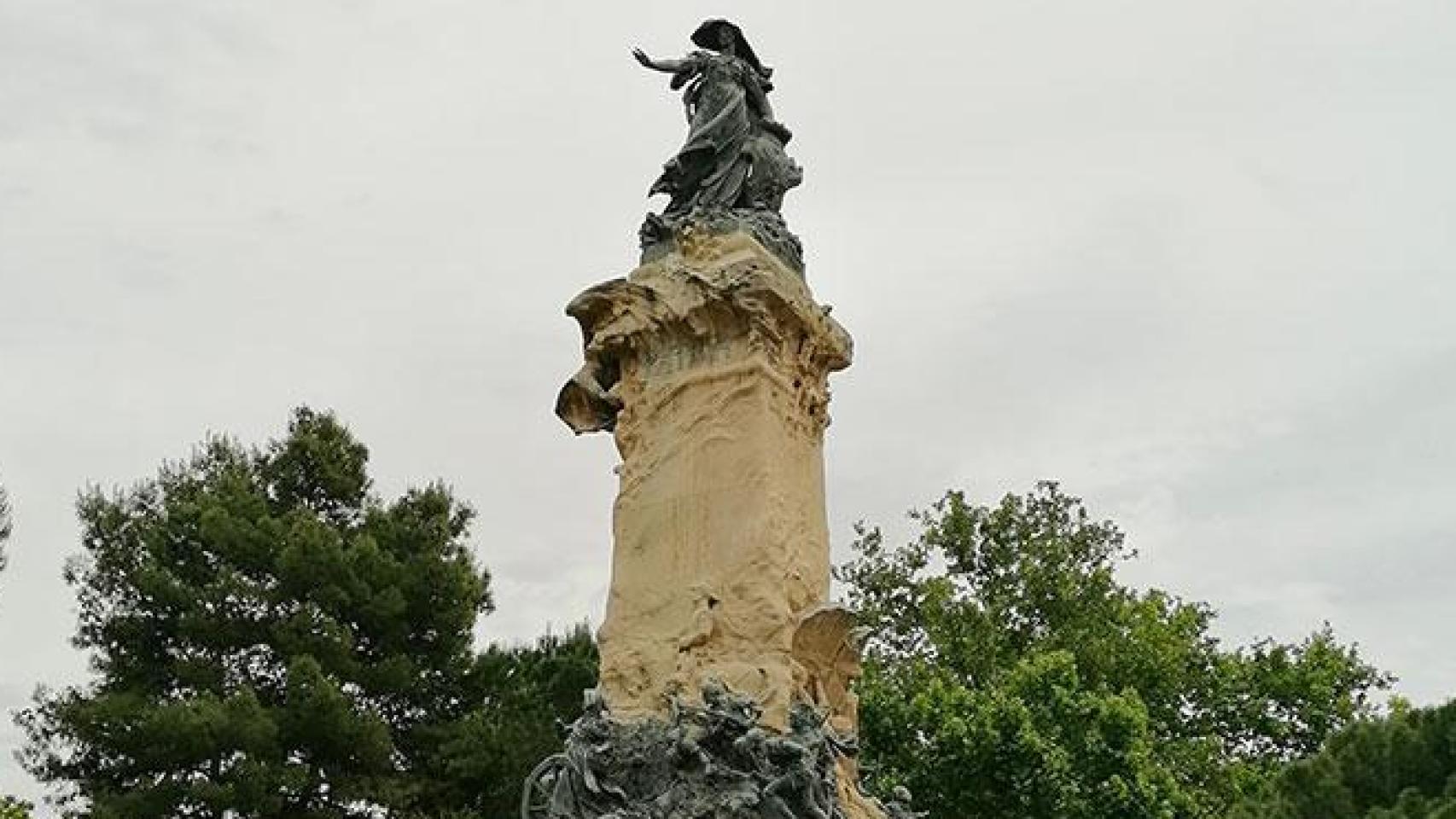El monumento a Los Sitios, en Zaragoza.