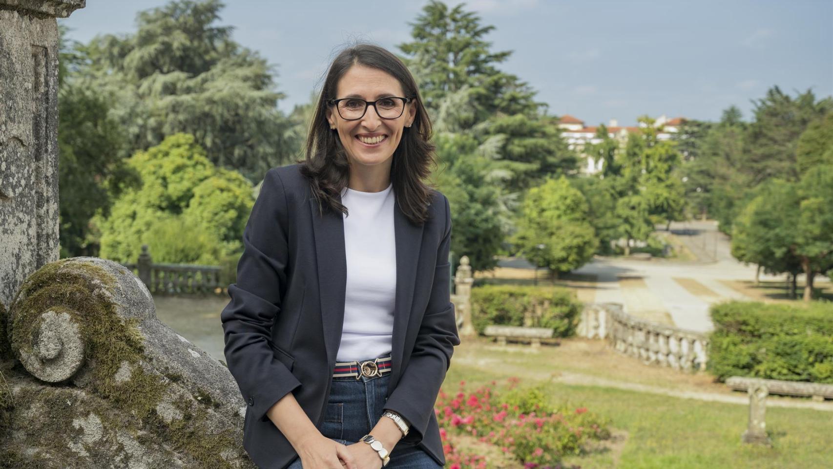 Rosa Crujeiras presenta un proyecto para avanzar y transformar la Universidad de Santiago