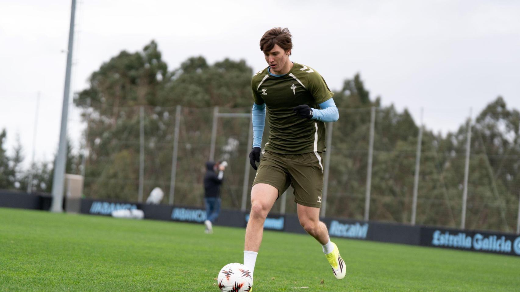 Fer López ya entrena con el Celta de Vigo