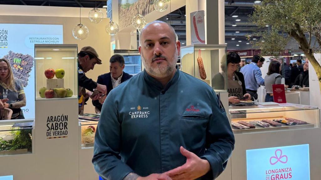 Eduardo Salanova, chef de Canfranc Express.