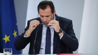 Óscar Puente, durante la rueda de prensa posterior al Consejo de Ministros.