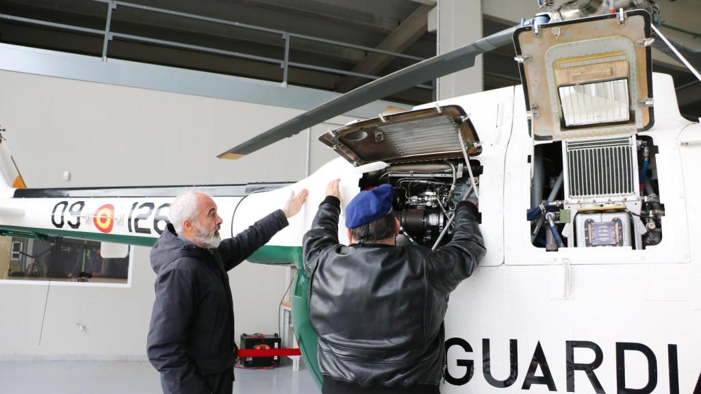 Cesión del helicóptero por parte de la Guardia Civil