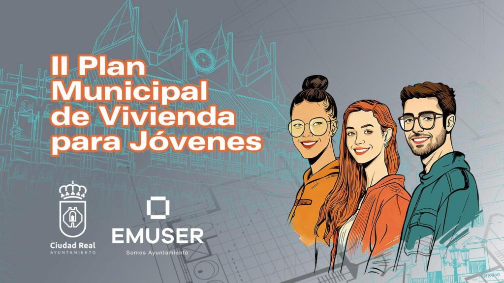 Cartel de vivienda de Ciudad Real.