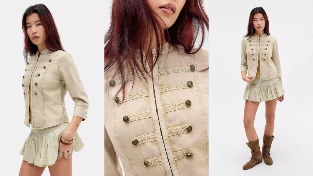 Chaqueta militar Hazel BDG de Urban Outfitters (59,00 €).