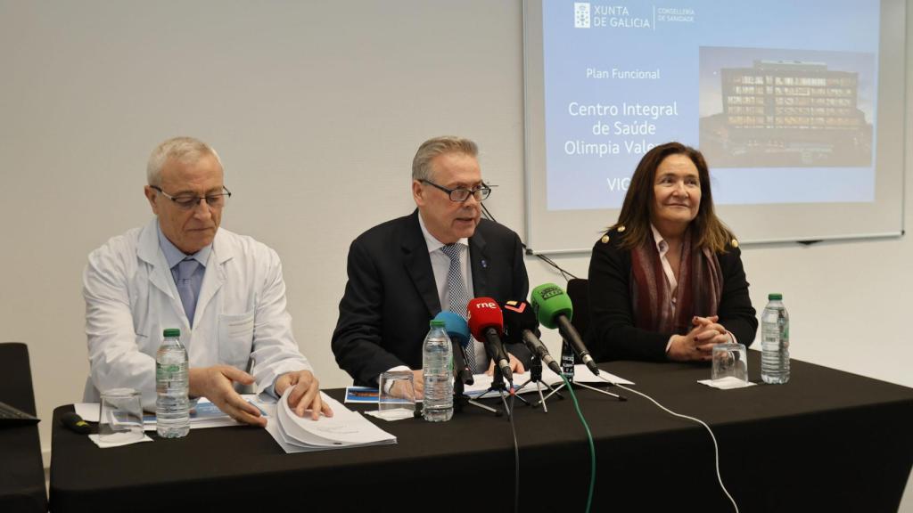 El conselleiro de Sanidade, Antonio Gómez Caamaño, este martes en Vigo