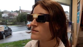 Gafas para ver el eclipse de agosto.