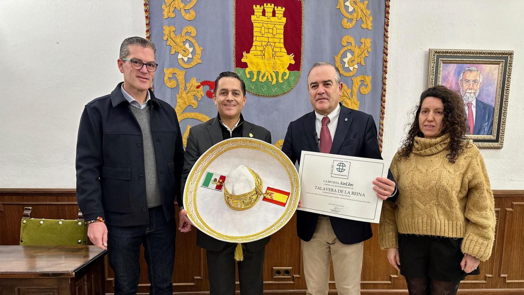 Firma del acuerdo de Talavera de la Reina y San Francisco del Rincón (México).