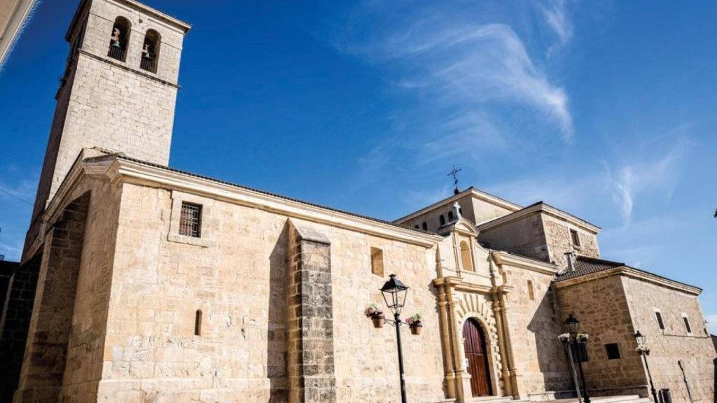 Vista de la iglesia de La Asuncion de Loeches.