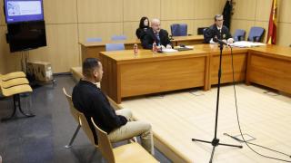 El acusado de matar en enero de 2024 al canónigo emérito de la catedral de Valencia EFE/Ana Escobar