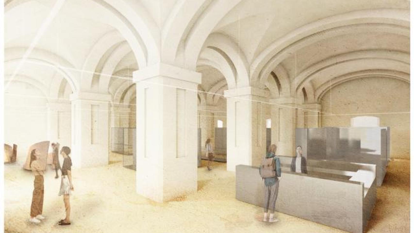Sala Cero del Museo de la Universidad de Sevilla.