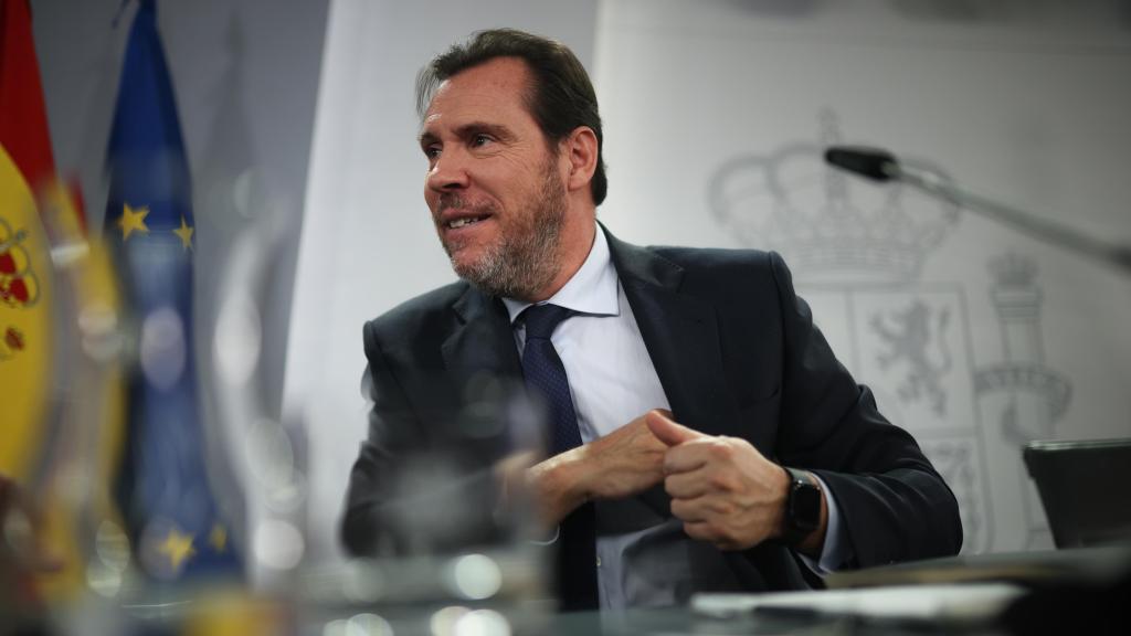 Óscar Puente, en la rueda de prensa posterior al Consejo de Ministros