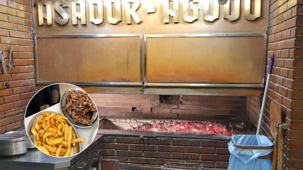 Asador Agudo y una muestra de sus famosas bandejas