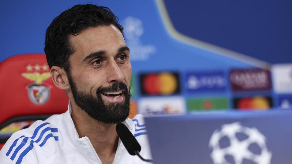 Arbeloa, durante la rueda de prensa previa al partido contra el Benfica.