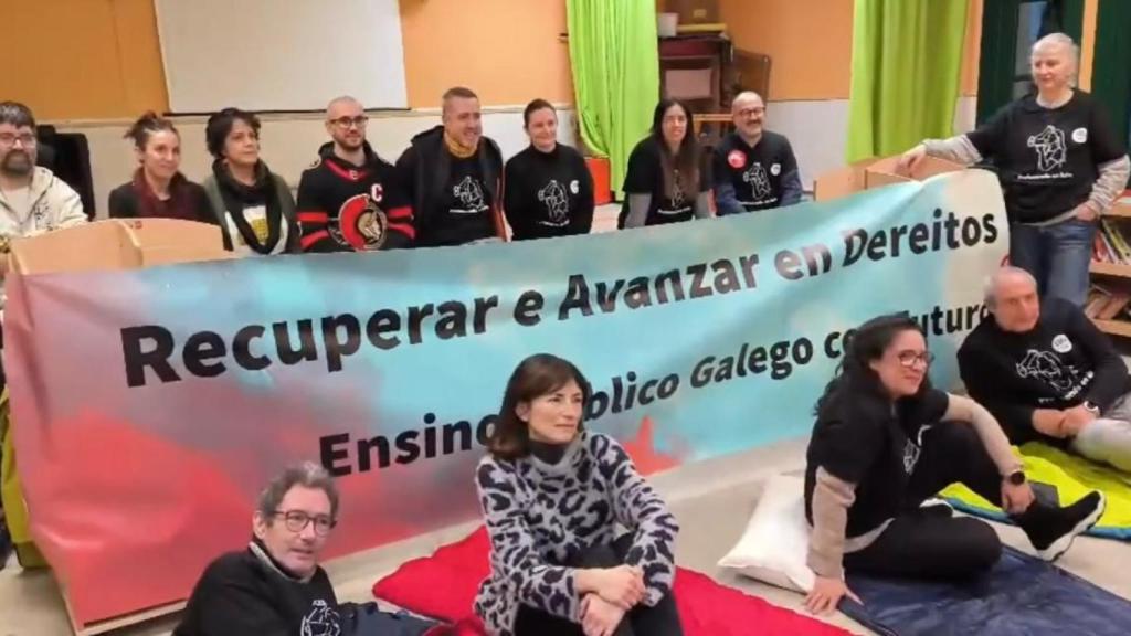 Profesores se encierran en el CEIP Concepción Arenal