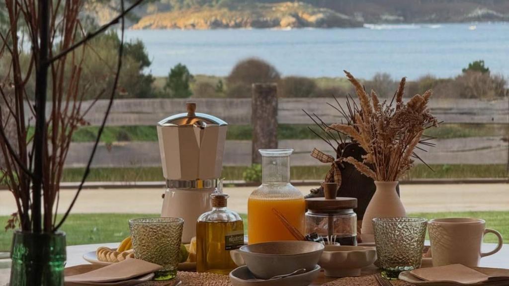 El desayuno en el Hotel Balarés, en la Costa da Morte.