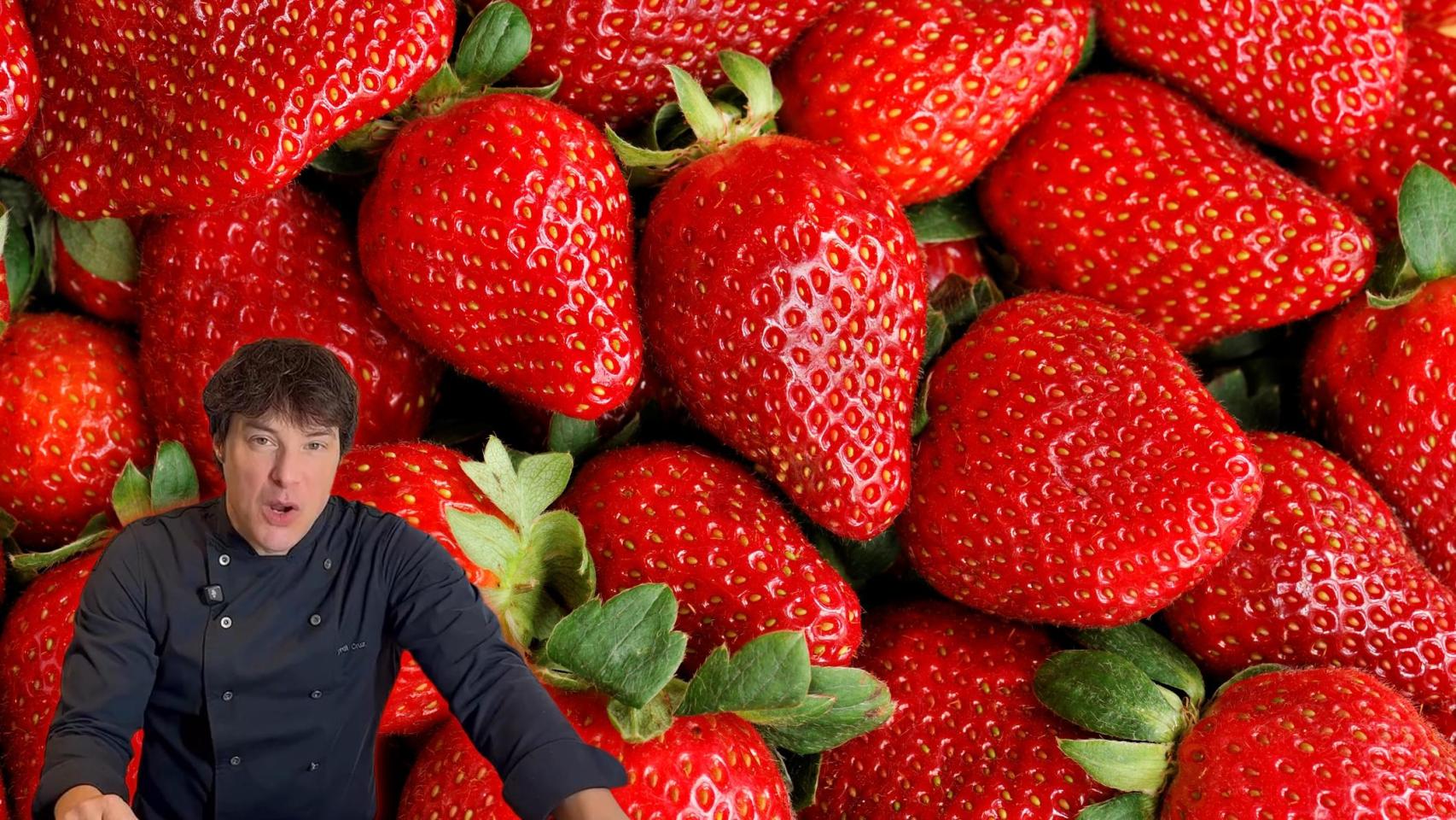 Jordi Cruz, chef, en un montaje de El Español