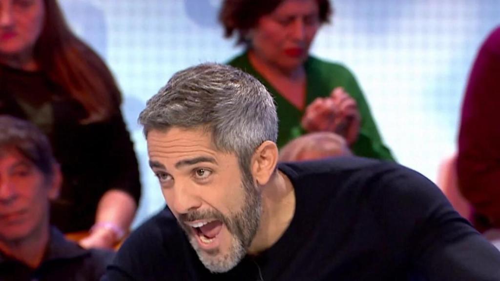 Roberto Leal en el momento de dar el bote de 'Pasapalabra'.