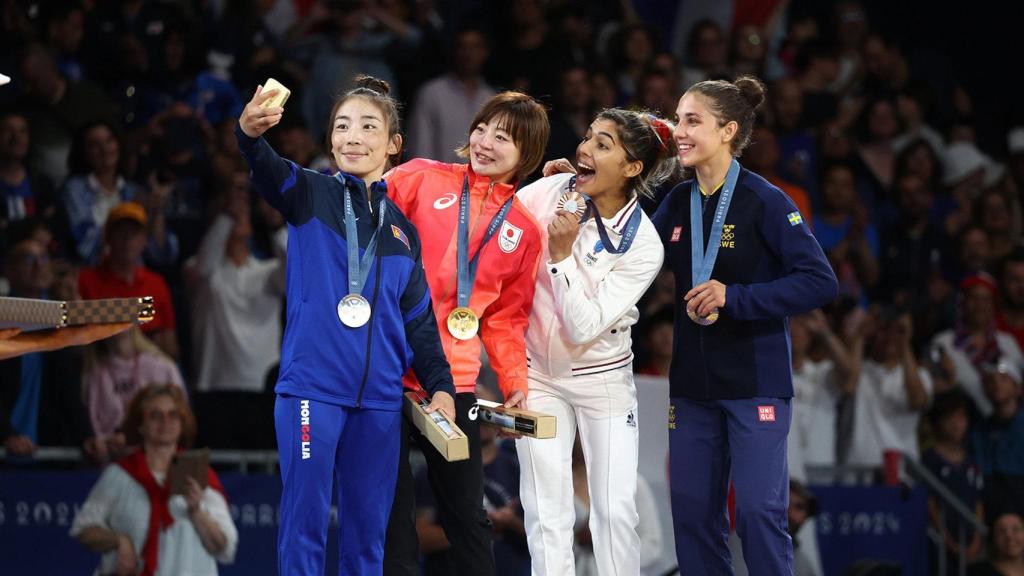 Victory Selfie en los Juegos Olímpicos de París 2024