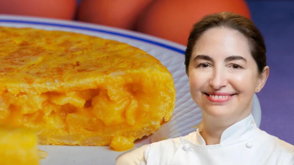Elena Arzak y su receta para una tortilla de patatas jugosa.