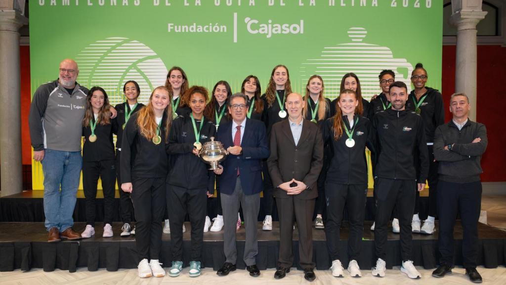 El equipo de voleibol femenino Fundación Cajasol Andalucía.