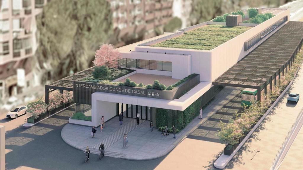 Nuevo intercambiador de Conde Casal.
