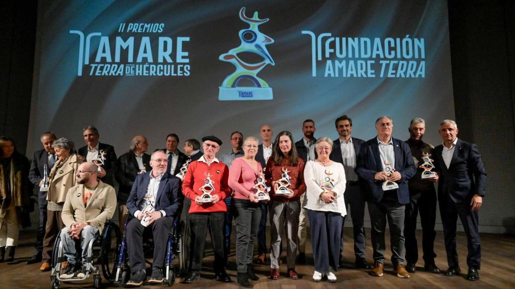 Imagen de los premiados.