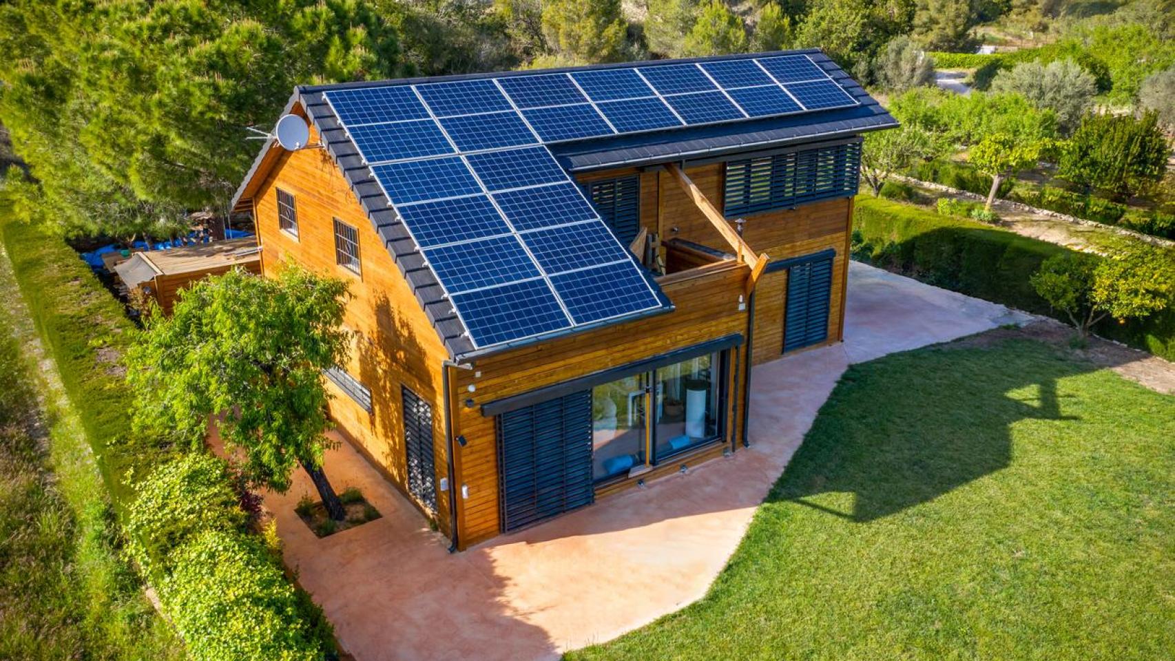 Una casa sostenible.