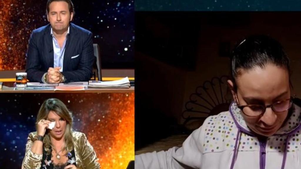 Carmen Porter se emociona con un testimonio en 'Horizonte'.