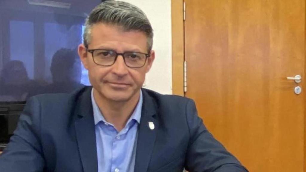 El alcalde de Almussafes, Toni Almussafes. EE