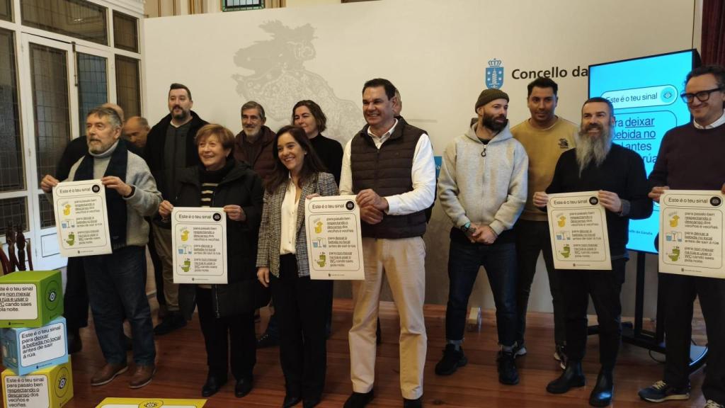 A Coruña lanza una campaña para concienciar sobre conductas cívicas en el ocio nocturno