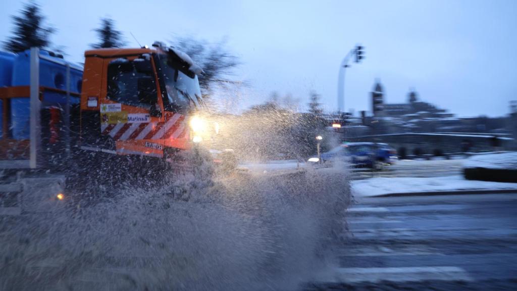 Quitanieves en Salamanca