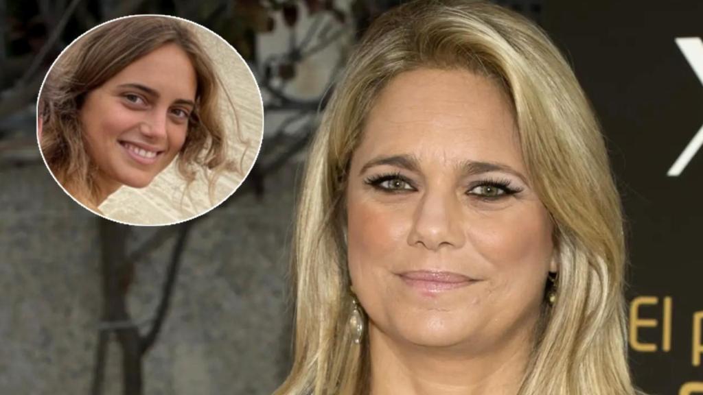 Isabel Sartorius junto a su hija, Mencía, en un fotomontaje de EL ESPAÑOL.