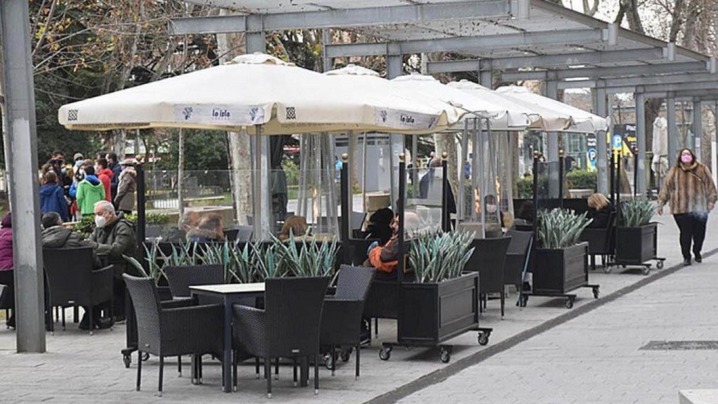 Imagen de terrazas en Palencia.