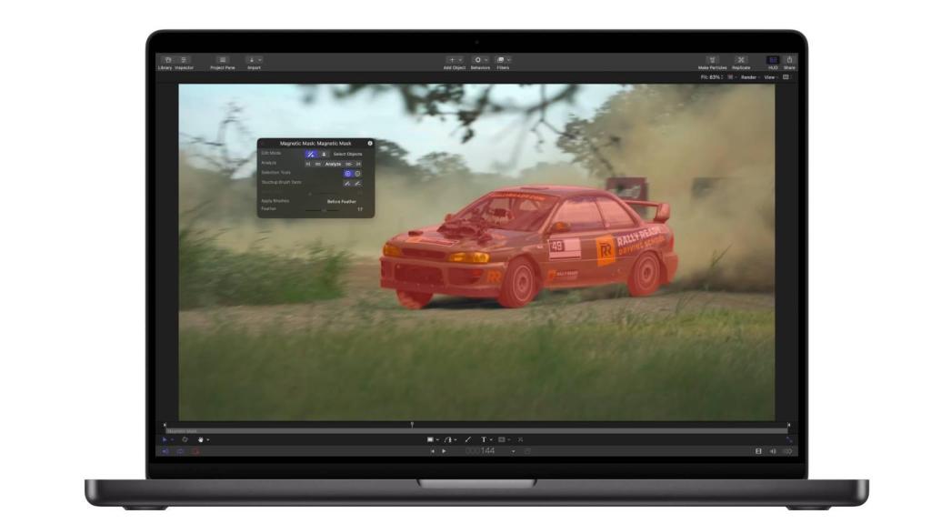 Seguimiento de sujeto en Final Cut Pro