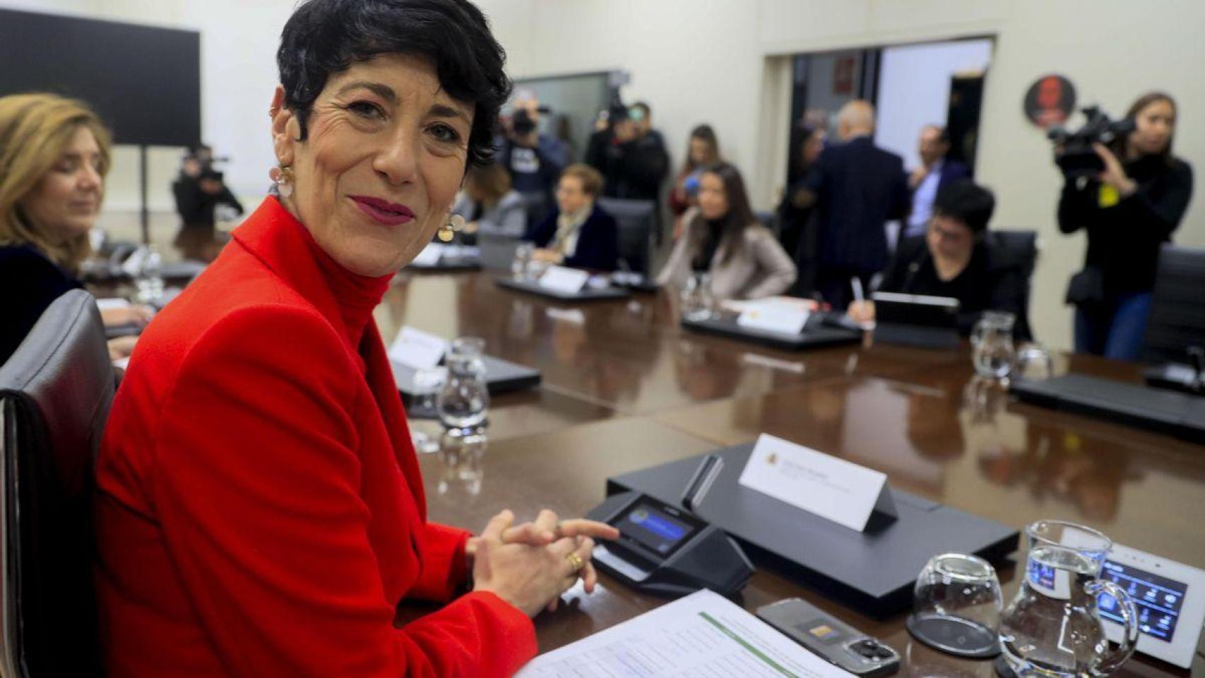 La ministra de Inclusión, Seguridad Social y Migraciones, Elma Saiz.