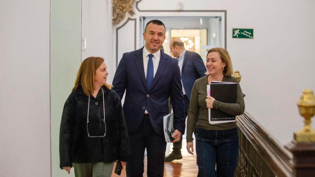 El presidente de la Diputación de Valencia, Vicent Mompó, este miércoles. EE