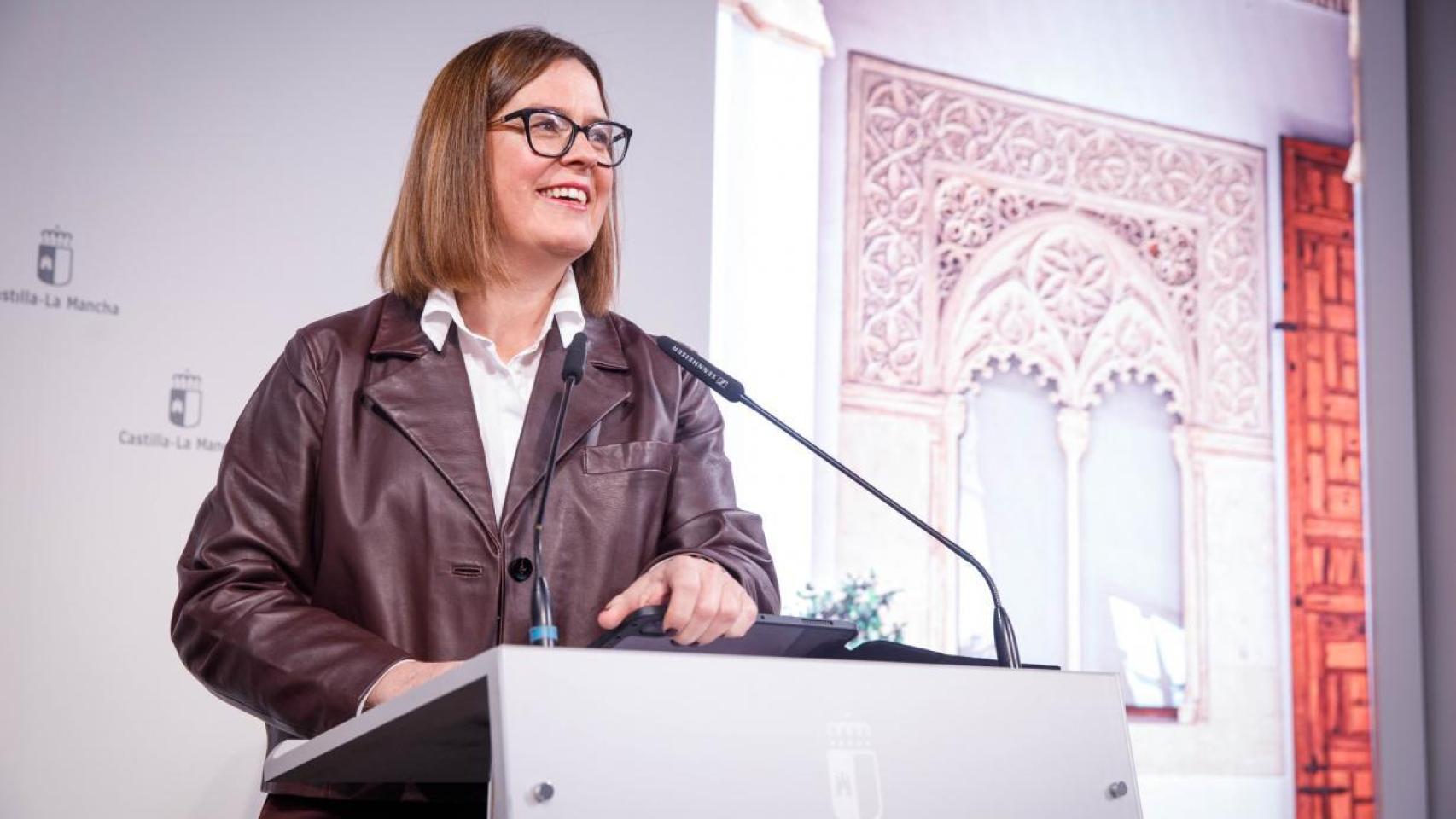 Esther Padilla, consejera portavoz del Gobierno de Castilla-La Mancha