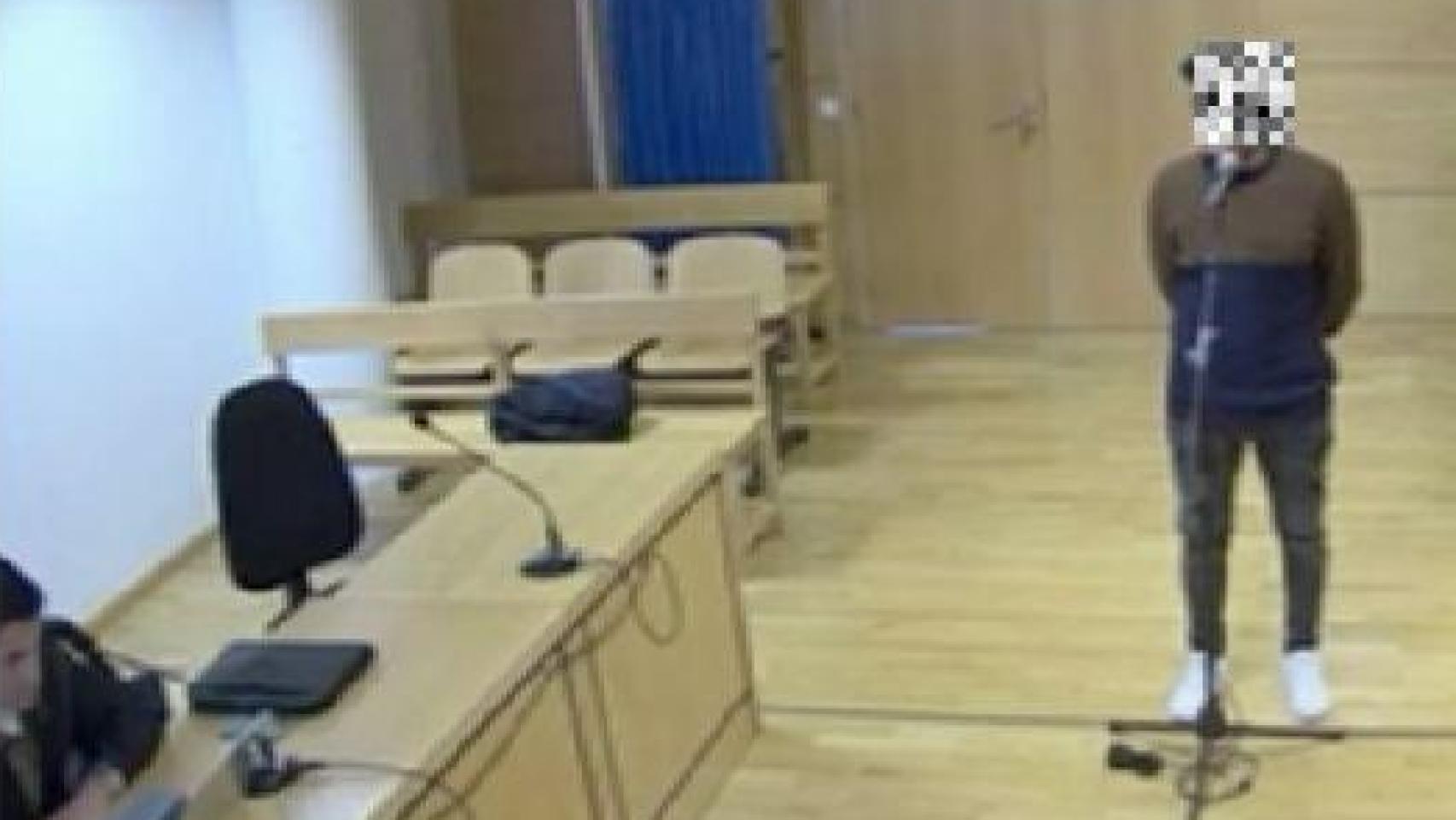 Roberto Antonio C. Q., durante el juicio.