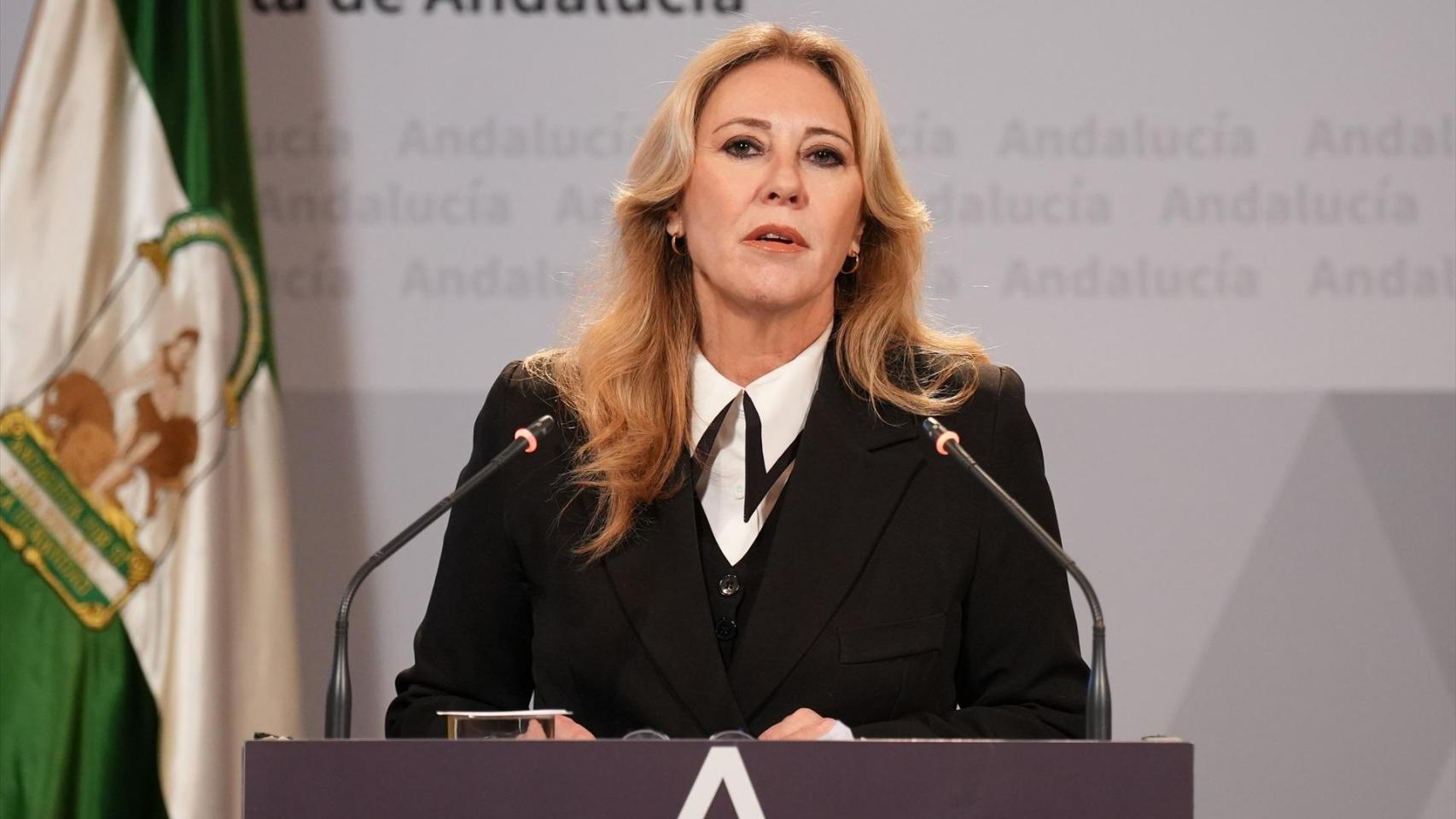 La consejera de Economía, Hacienda y Fondos Europeos, Carolina España.