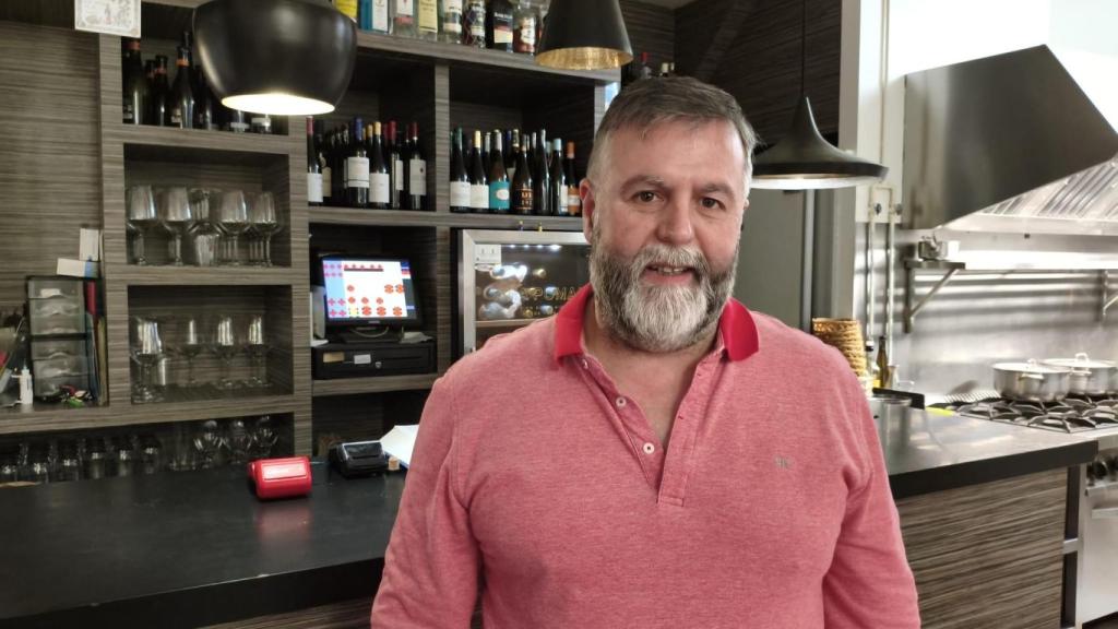 José García, propietario del restaurante O Tanagra de A Coruña.