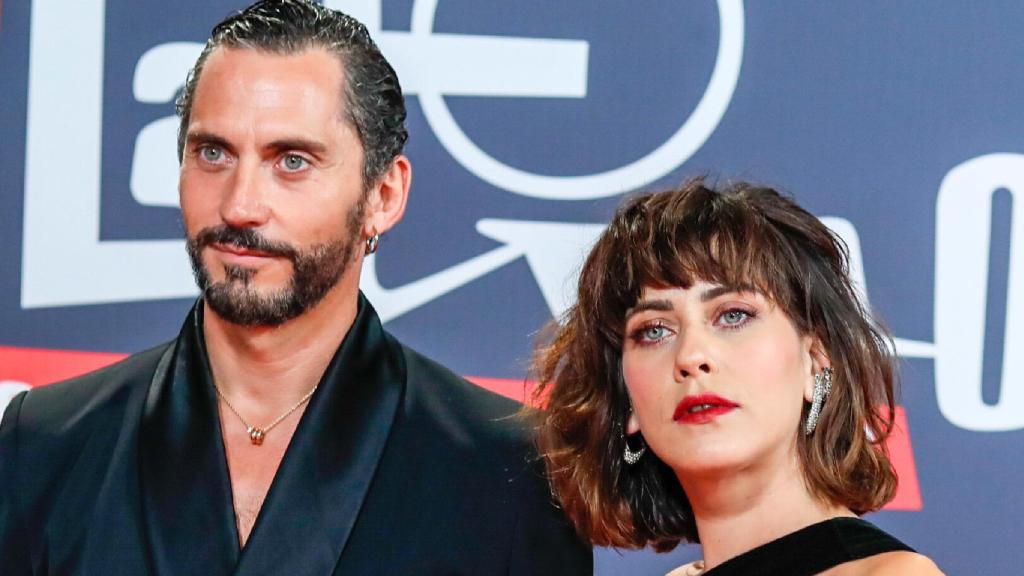 María y Paco León en un acto público.