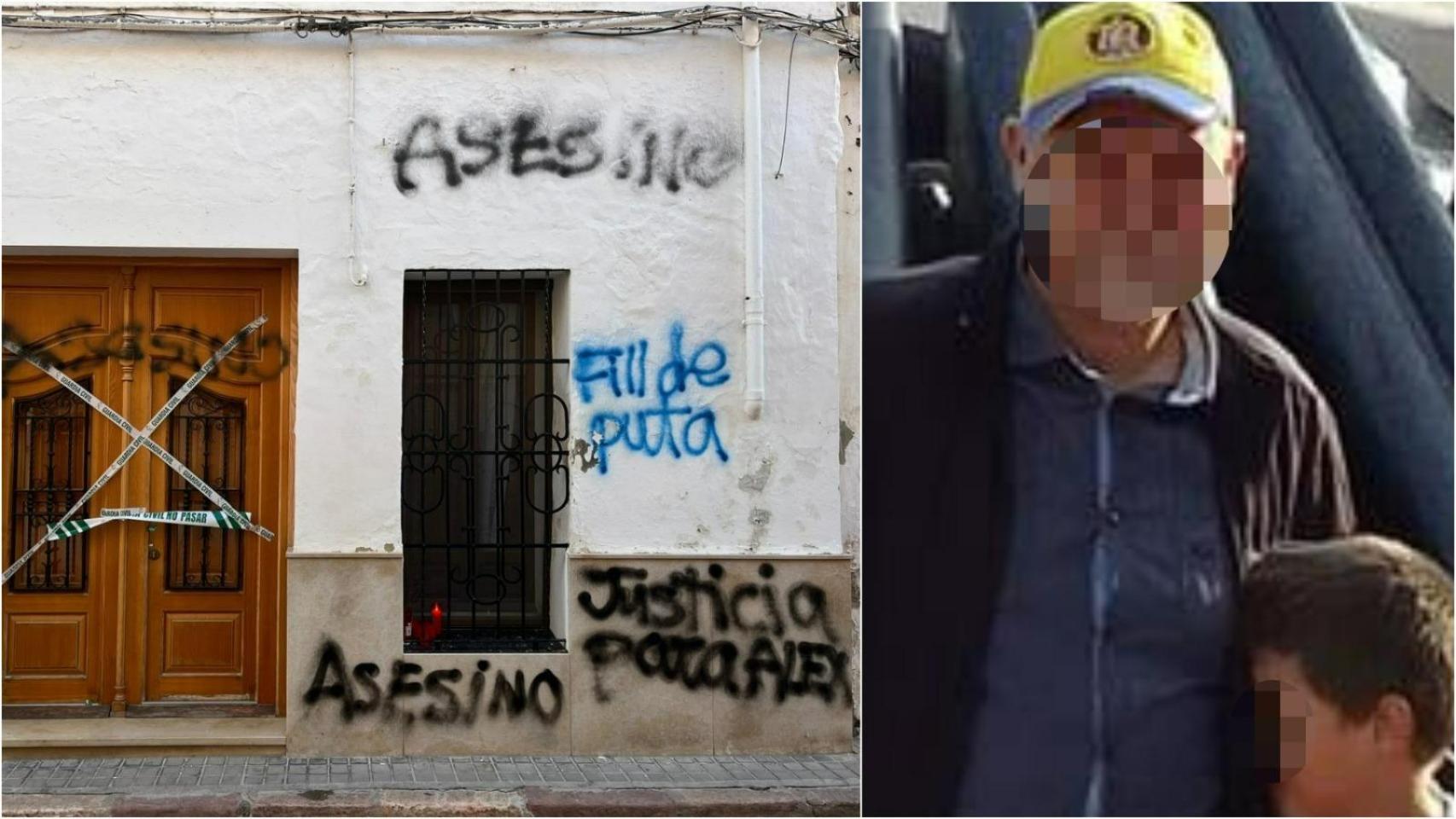 Juan Francisco, empleado en una biblioteca municipal, junto a su casa de Sueca donde mató supuestamente a Álex.