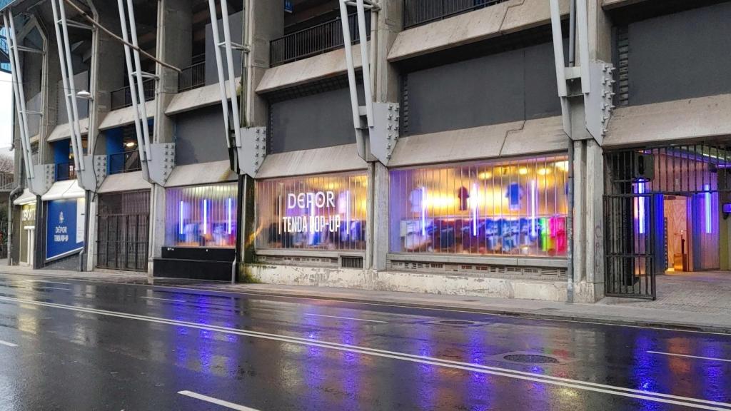 Abre una DéporTienda pop-up en Riazor